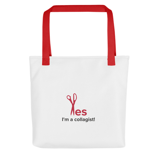 Yes, I'm a collagist! Tote bag